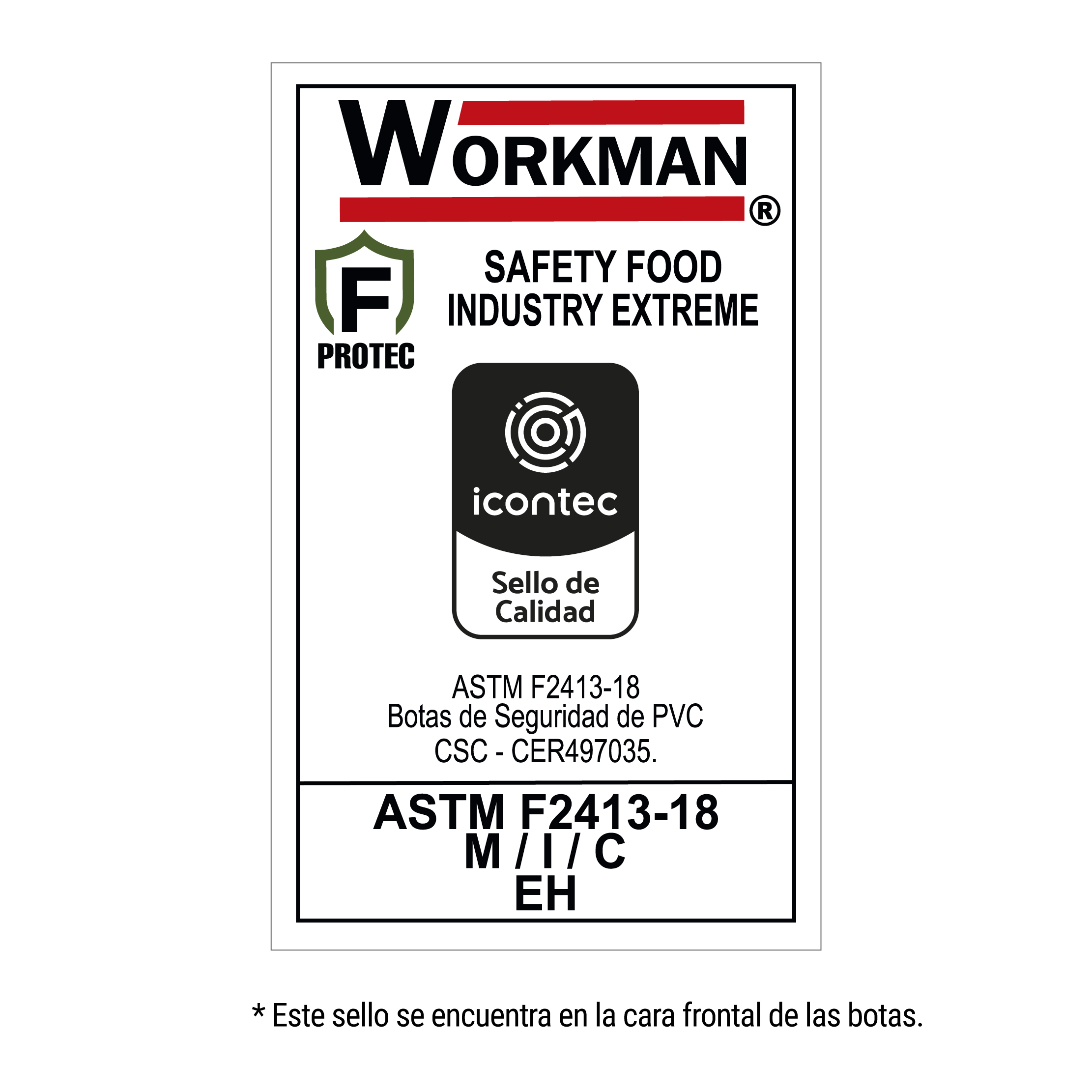 Workman Safety Food Industry Extreme Amarilla