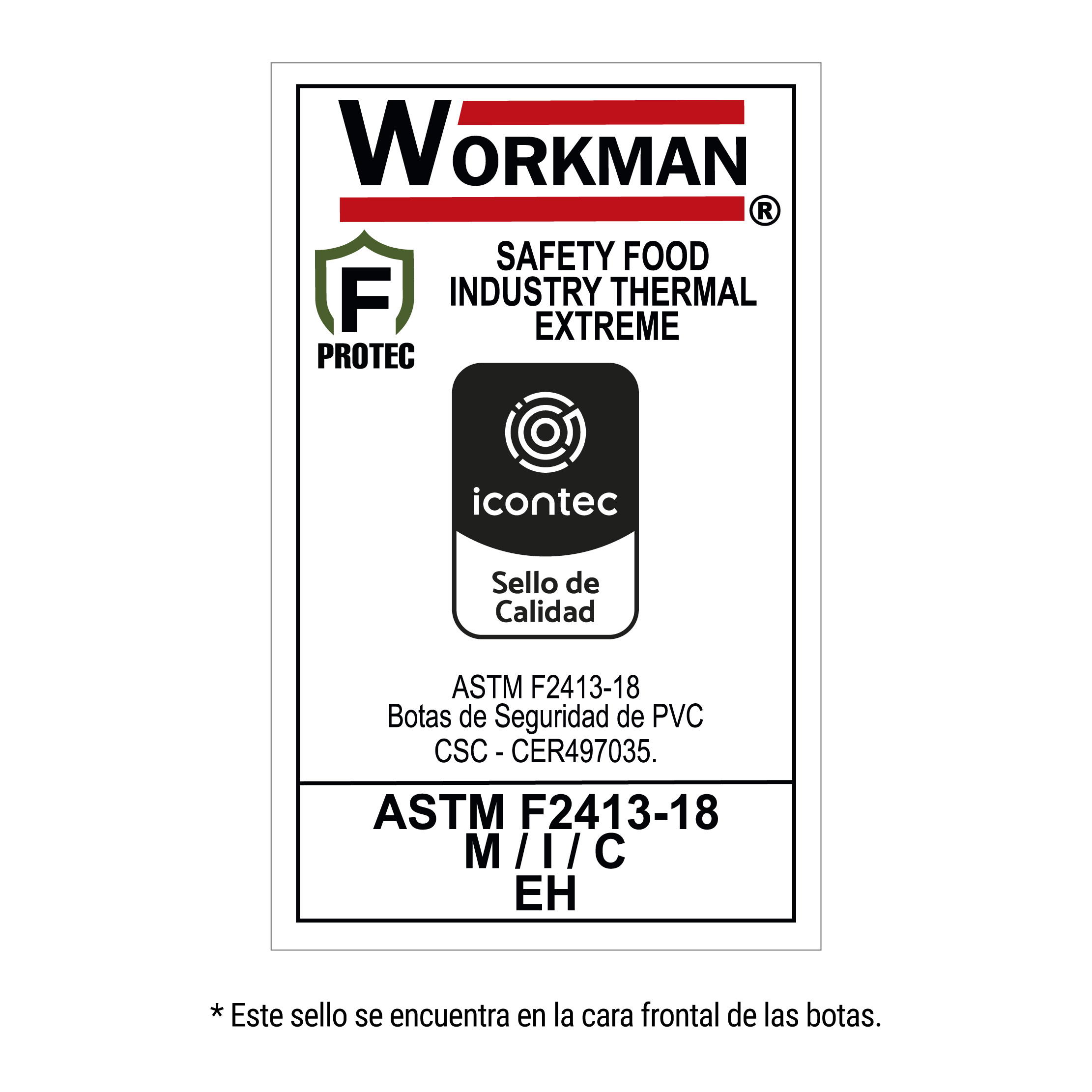 Workman Safety Food Industry Extreme Thermal Amarilla