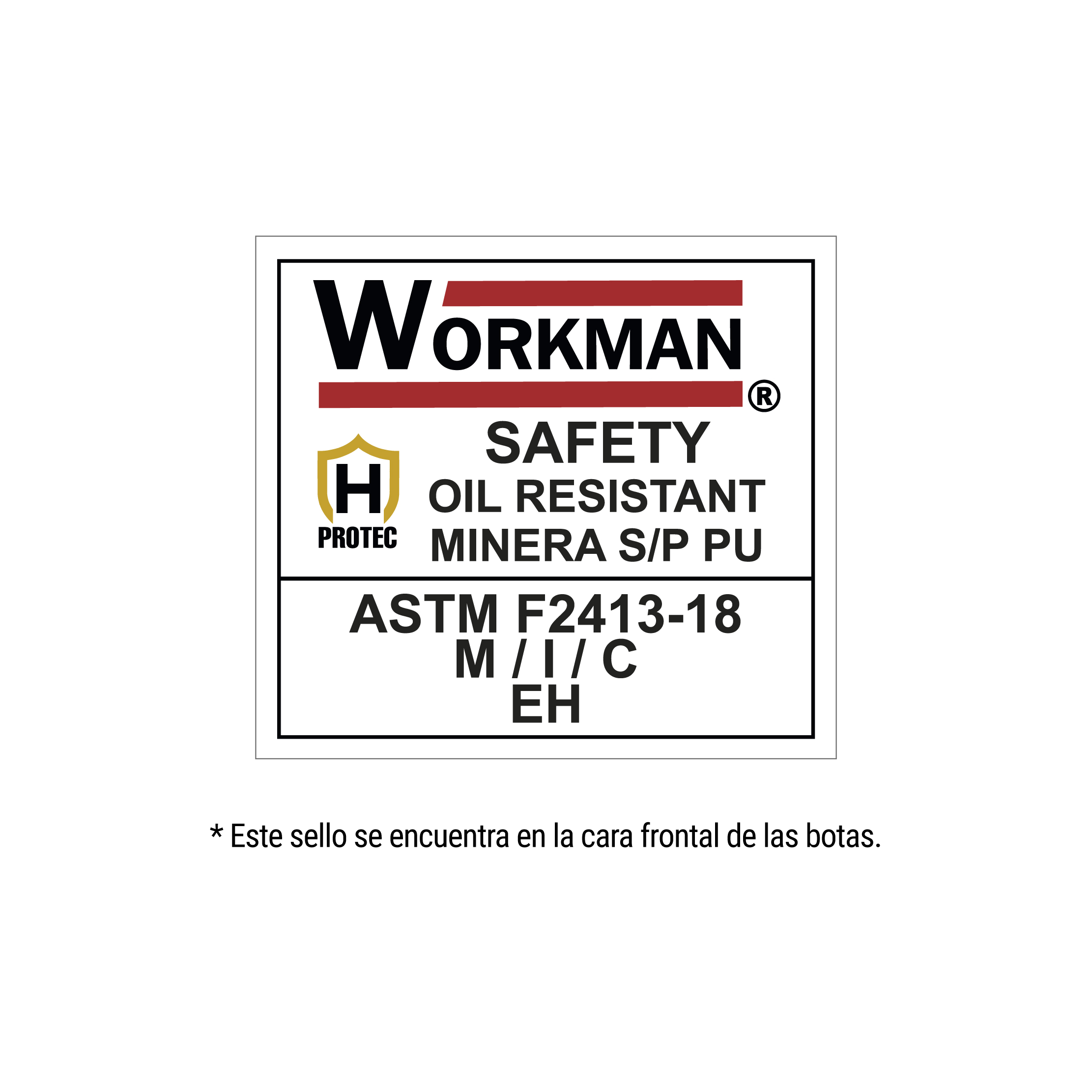 Workman Safety Oil Resistant Minera S/P PU Amarilla