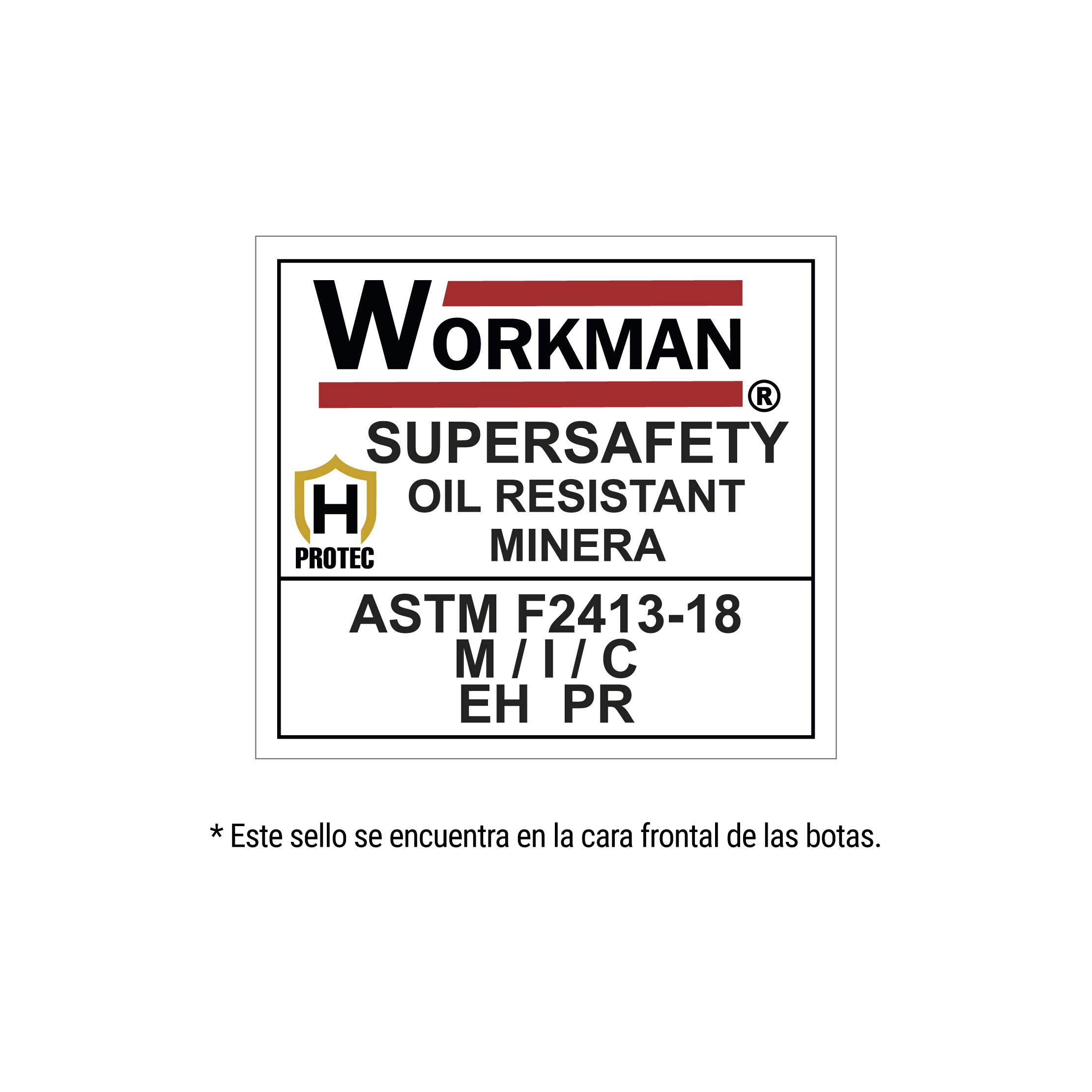 Workman Super Safety Oil Resistant Minera Amarilla